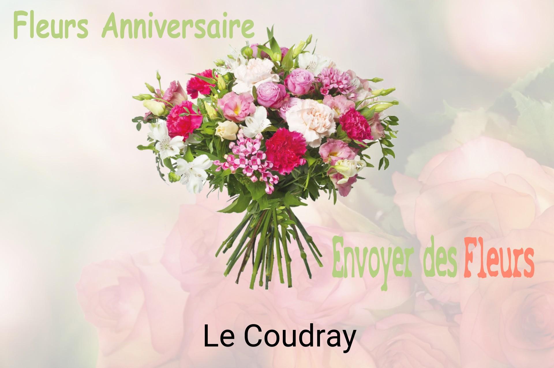 Bouquet de fleurs d’anniversaire livré à Le Coudray